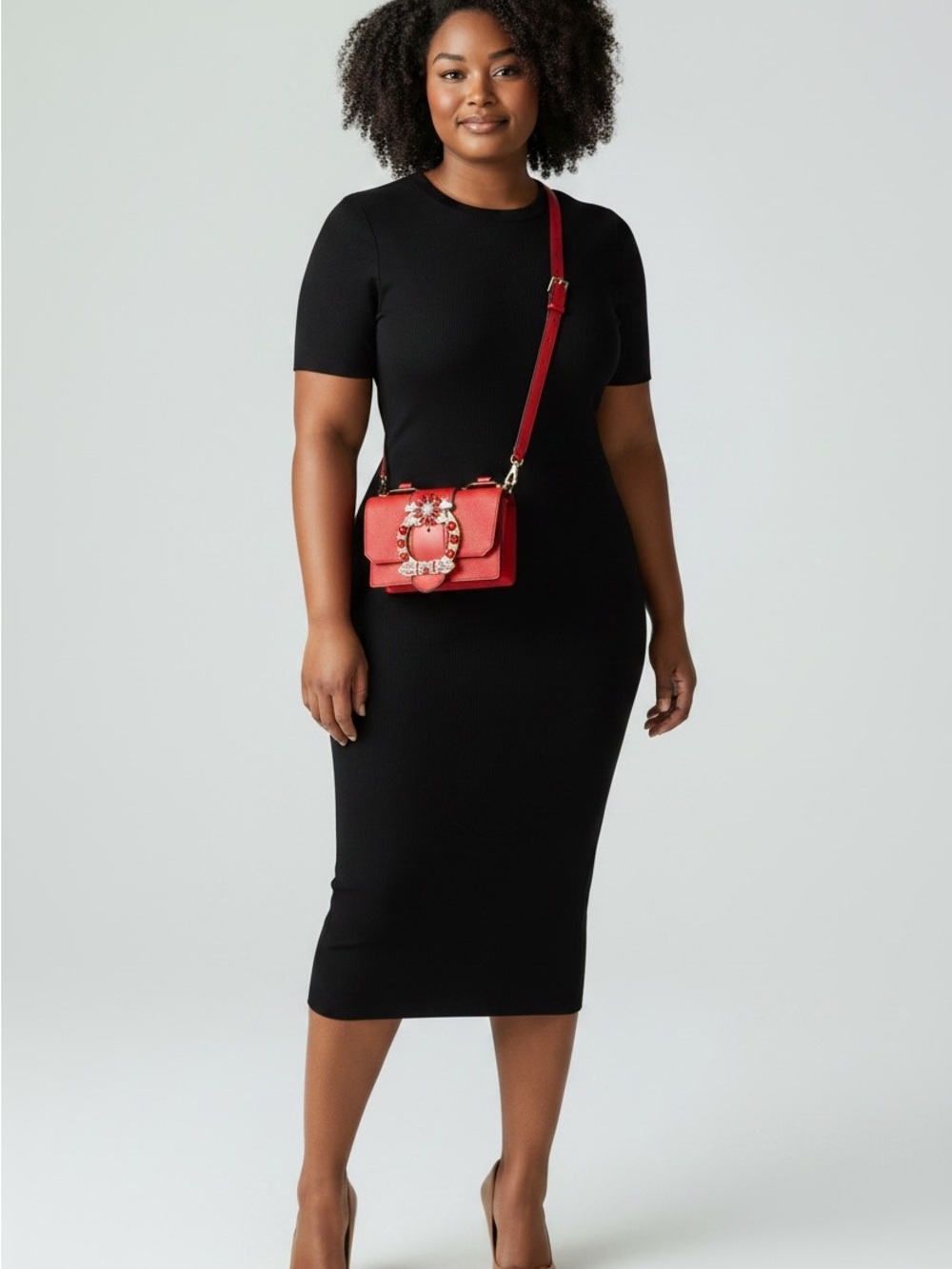 Miu Miu Red Embellished  Jeweled  Purse - Picture 3 of 12